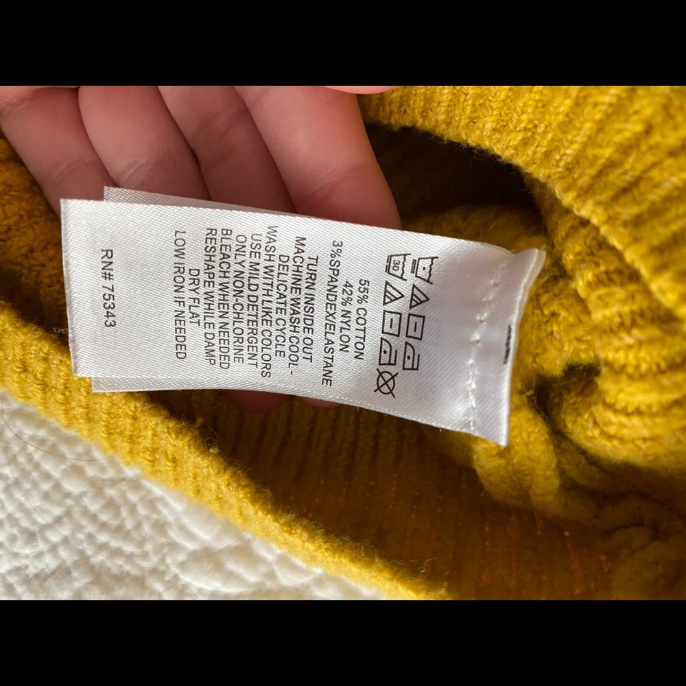 ruby moon yellow sweater - Picture 8 of 8